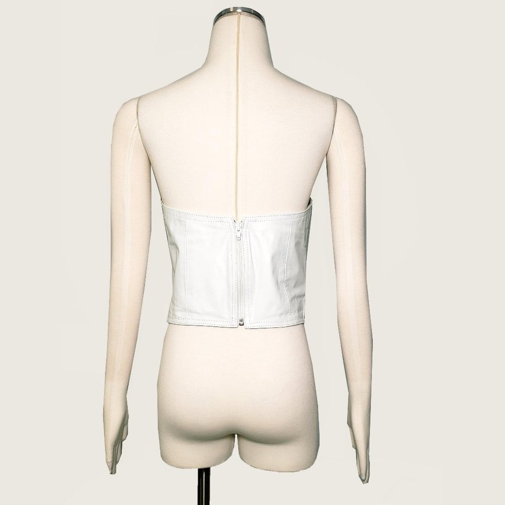 Ardens Pleather Jeweled Bustier - Picture 8 of 9